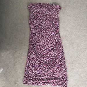 Beautiful, form fitting dress.